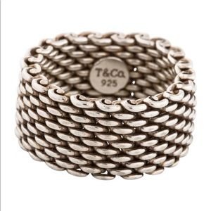 Tiffany & Co. Mesh Ring sz 5.75